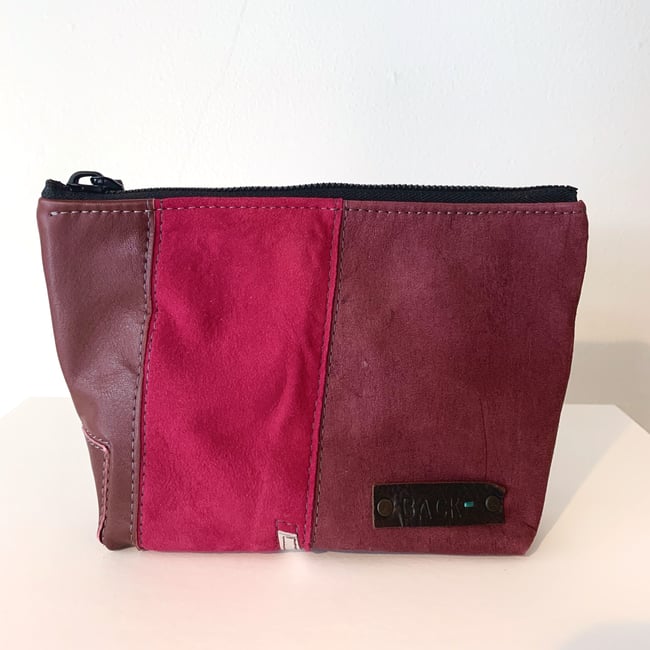 Pink Lady Reclaimed Leather Essentials Bag