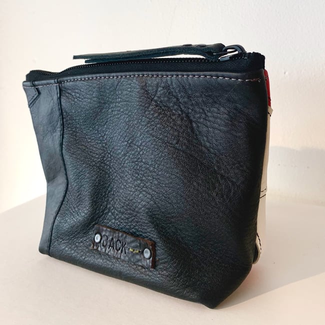 Star Dust Reclaimed Leather Essentials Bag