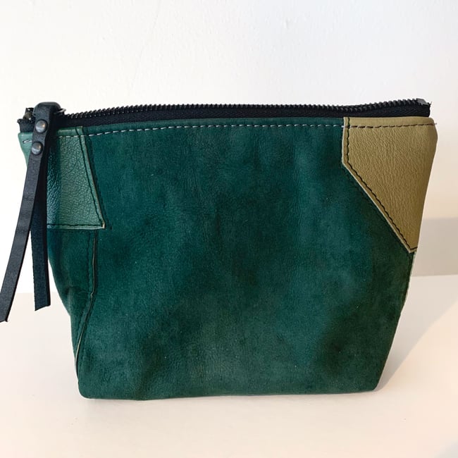 Forest Floor Reclaimed Leather Essentials Bag