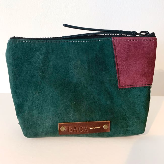 Forest Floor Reclaimed Leather Essentials Bag