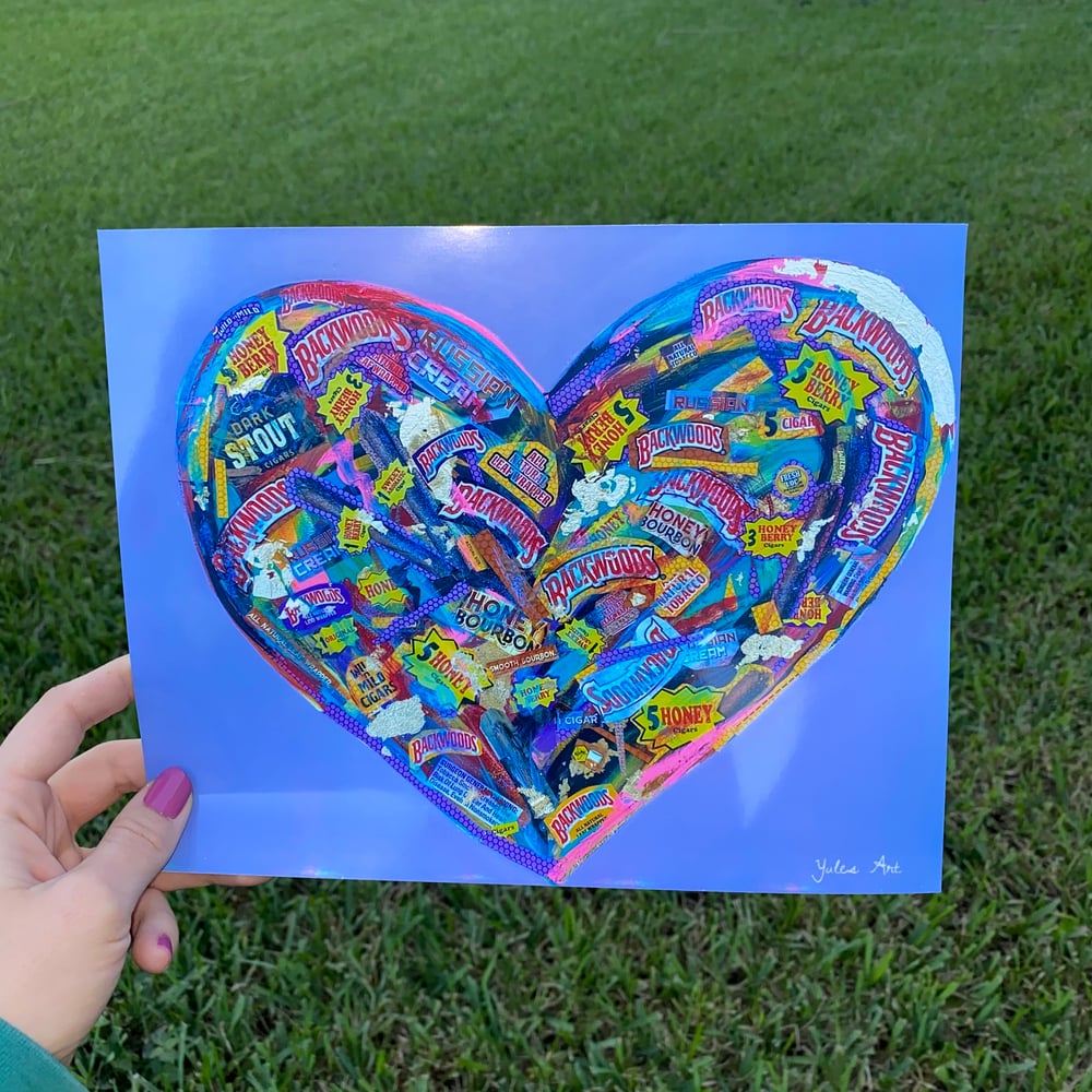 Image of Heart woods print (8x10)