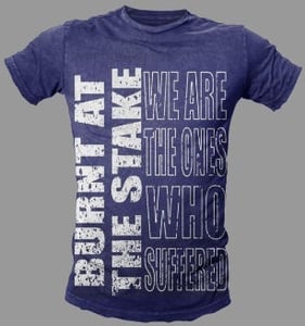 Image of 'Suffer' Tee - Navy Blue