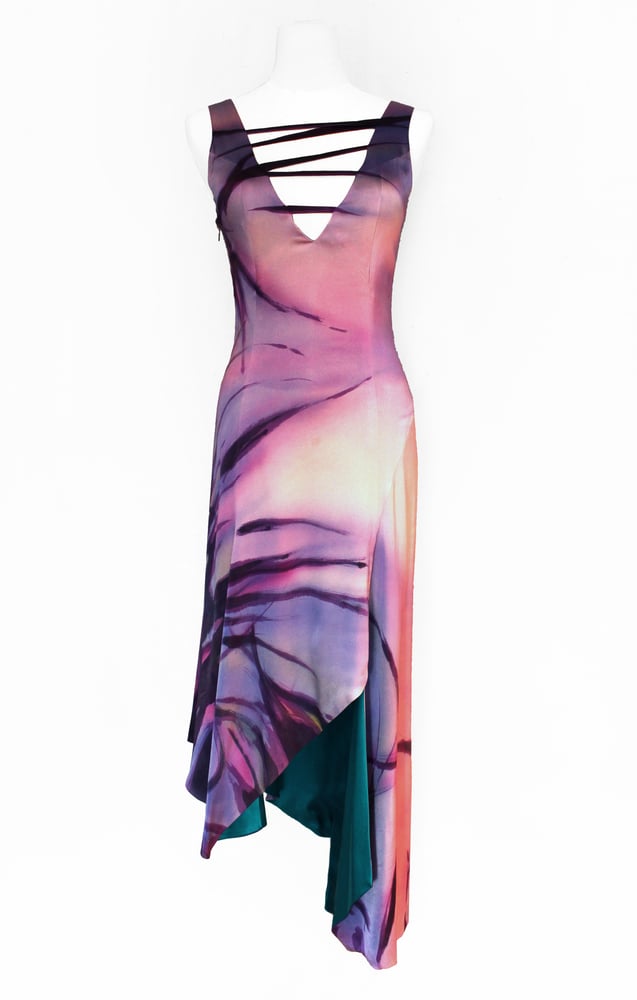 Image of "AXIS" SILK DRESS