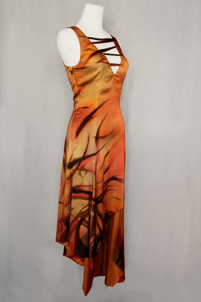 Image of "SAIL FOR THE SUN" SILK DRESS