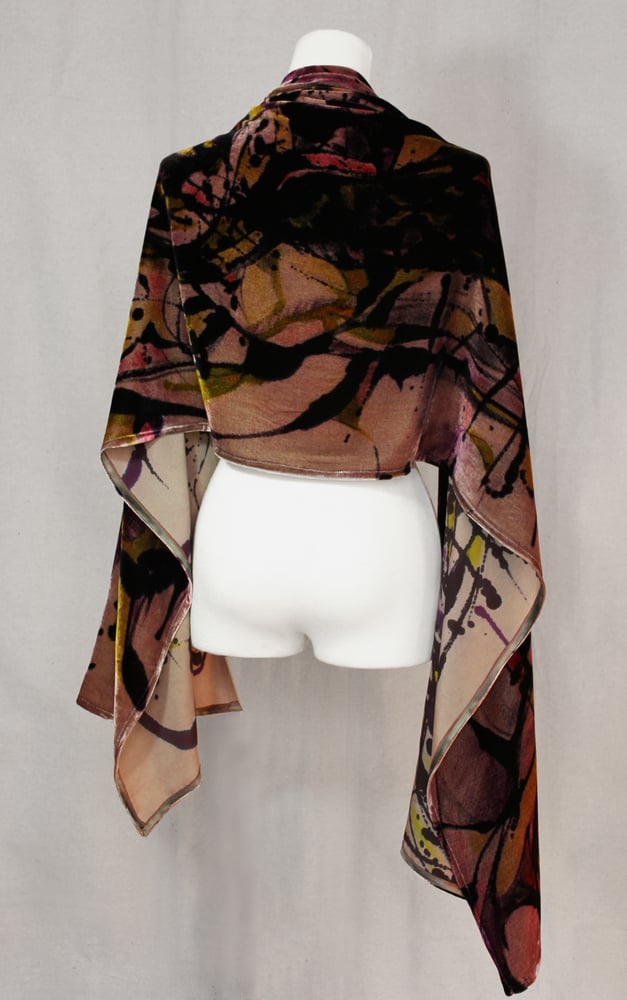 Image of PURPLE II VELVET SHAWL