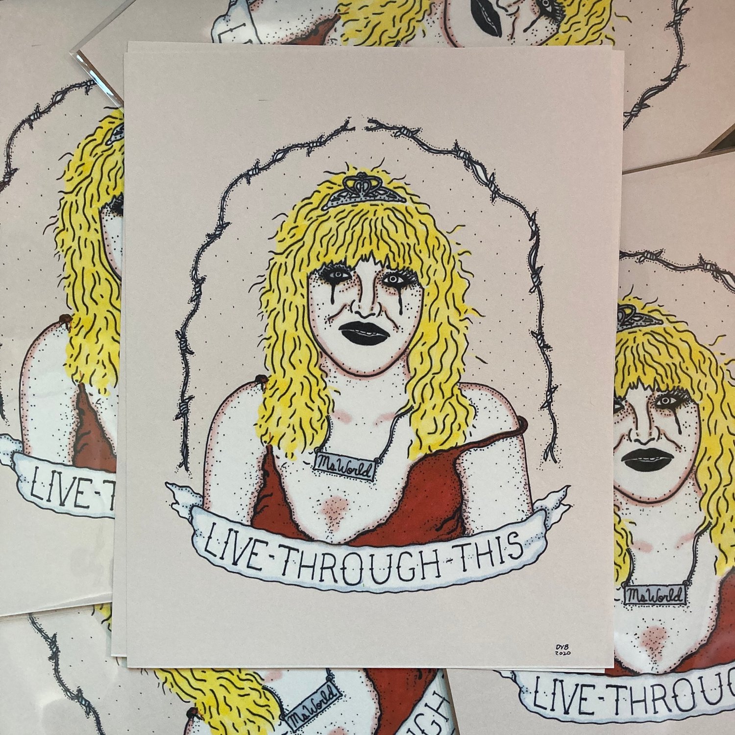 Courtney Love 8x10 print