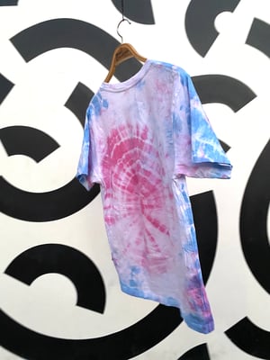 Image of Bass Line T-shirt Violet Storm Tie-Dye