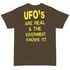 ALIENS ARE REAL T-Shirt Image 3