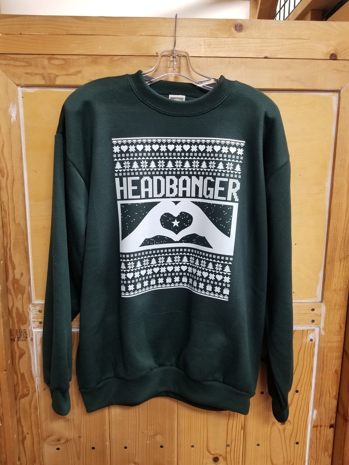 crew neck christmas sweater
