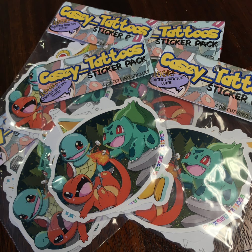 Pokemon sticker pack 