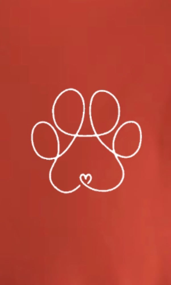 Image of PAW cropped sweatshirt- PREORDER 