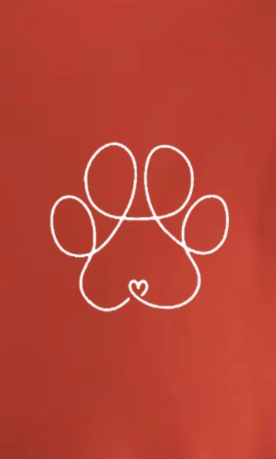 Image of PAW cropped sweatshirt- PREORDER 