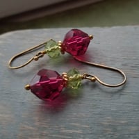 Image 1 of Pink Berry Gala Earrings