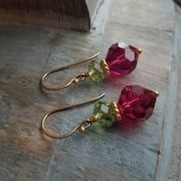 Image 3 of Pink Berry Gala Earrings