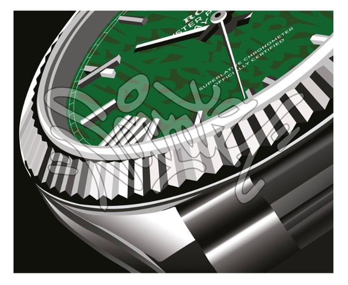 Image of ROLEX DAY-DATE - hand embellished