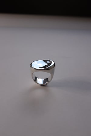 Image of Palette Signet Ring Large (silver)