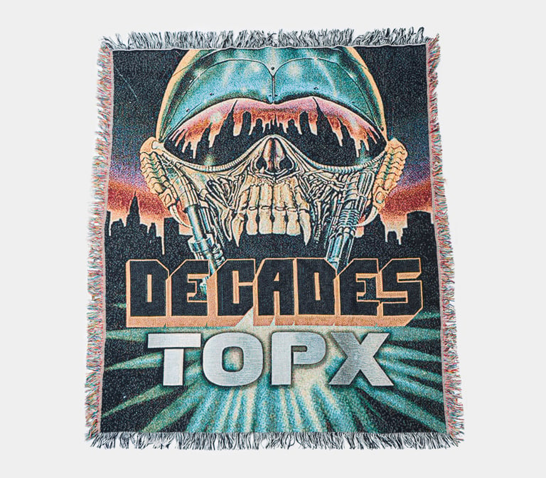 Image of Decades/Terror Of Planet X "Extinction City" Woven Blanket
