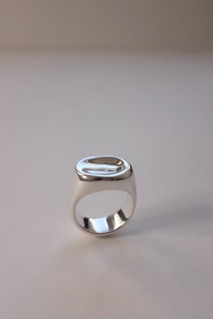 Image of Palette Signet Ring Small (silver)