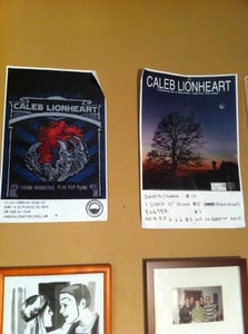 Image of Caleb Lionheart Tour Posters 2009/2010