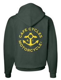 Image 2 of Cafe Cycles Hoodie (Green)