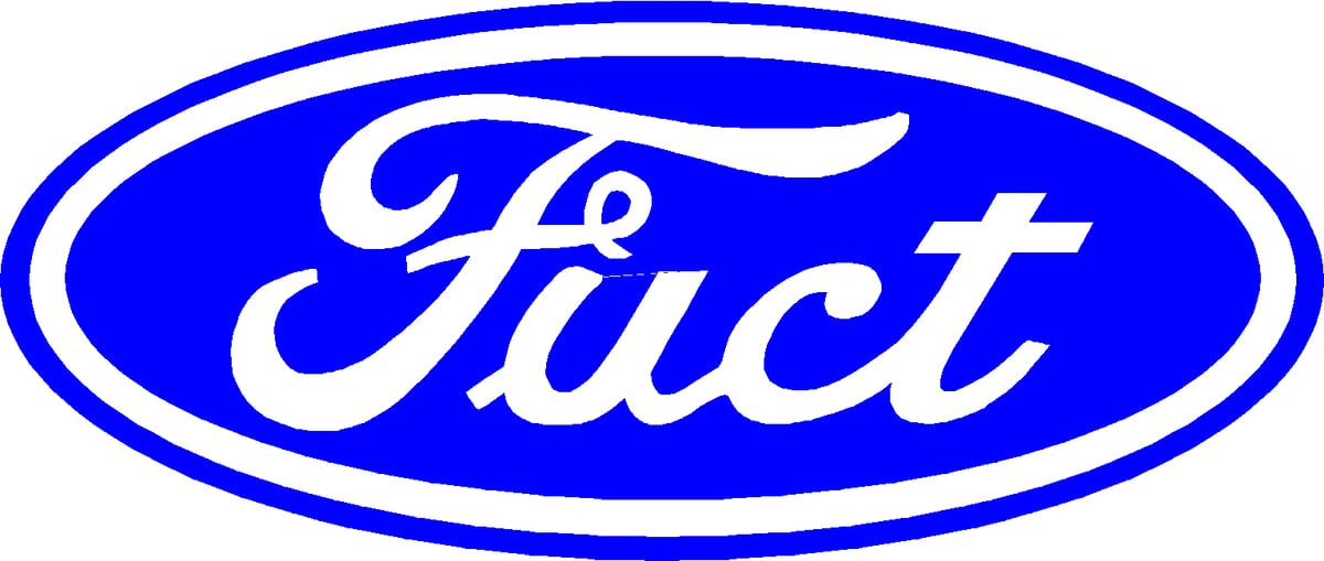 Image of FUCT sticker decal