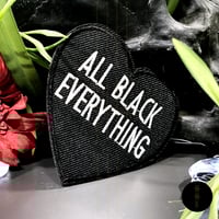 Image 1 of All Black Everything Patch
