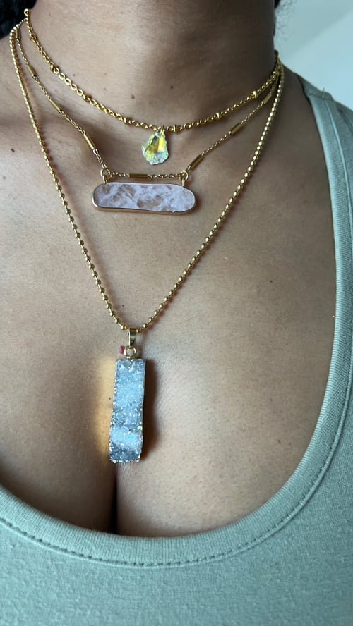 Image of TRUZY • Druzy Pendant Necklace