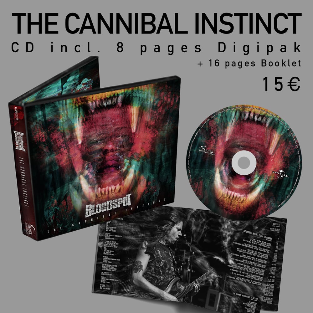 Image of THE CANNIBAL INSTINCT - 8 Pages Digipak