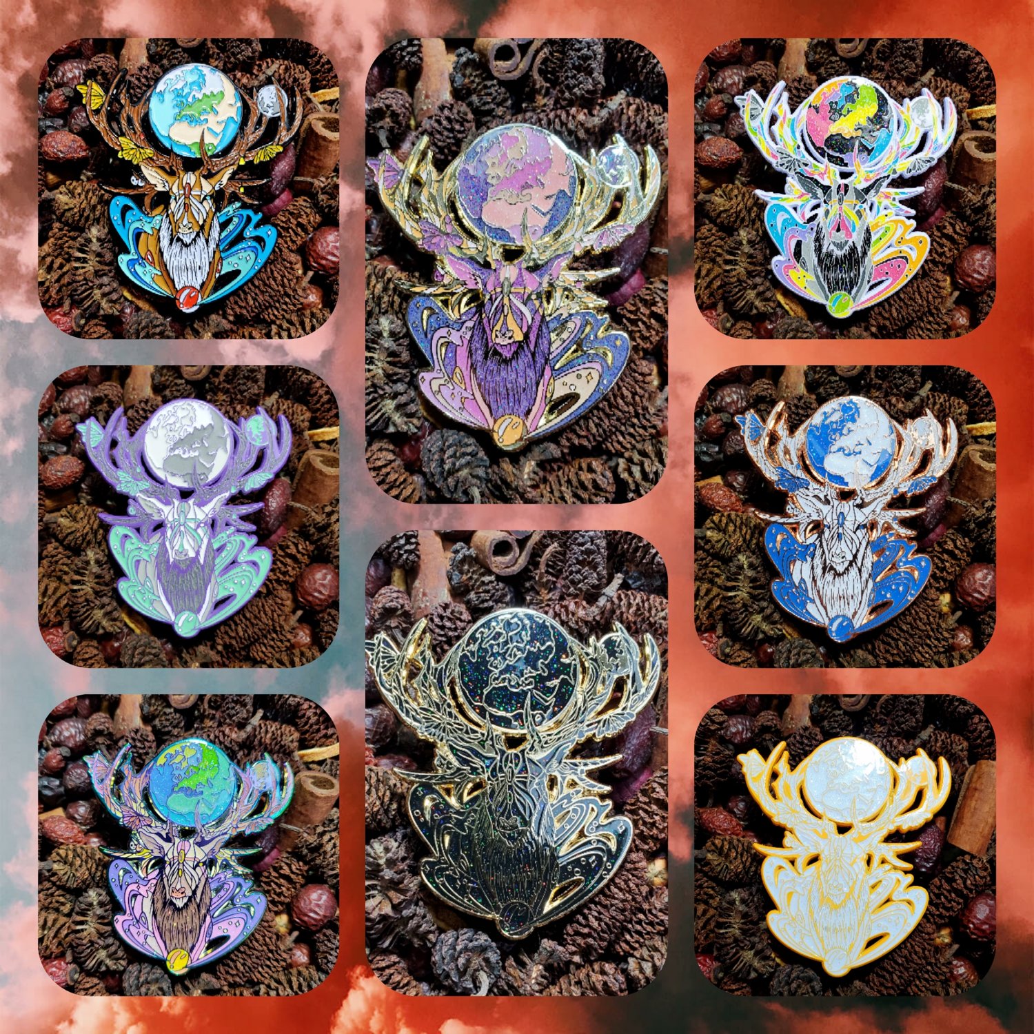 Image of 🦌🌌 Spirit Elk COLLECTORS SET 🌌🦌 (LAST ONE)