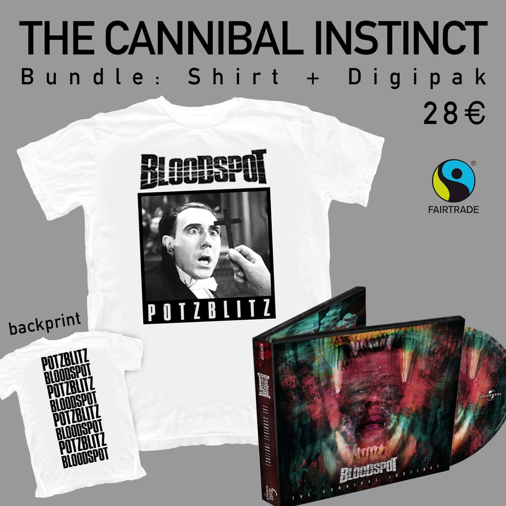 Image of THE CANNIBAL INSTINCT - Bundle: Digipak + Potzblitz-Shirt