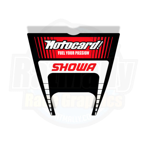 Image of Showa Motocard Undertray Graphic. KRT Style. ZX-10R 