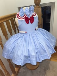 Image 1 of Blue sailor sleeveless 
