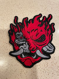 Image 2 of Oni demon patch - cyberpunk vibes 