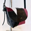 Deep Pink and Asphalt Reclaimed Leather Thomas Tote