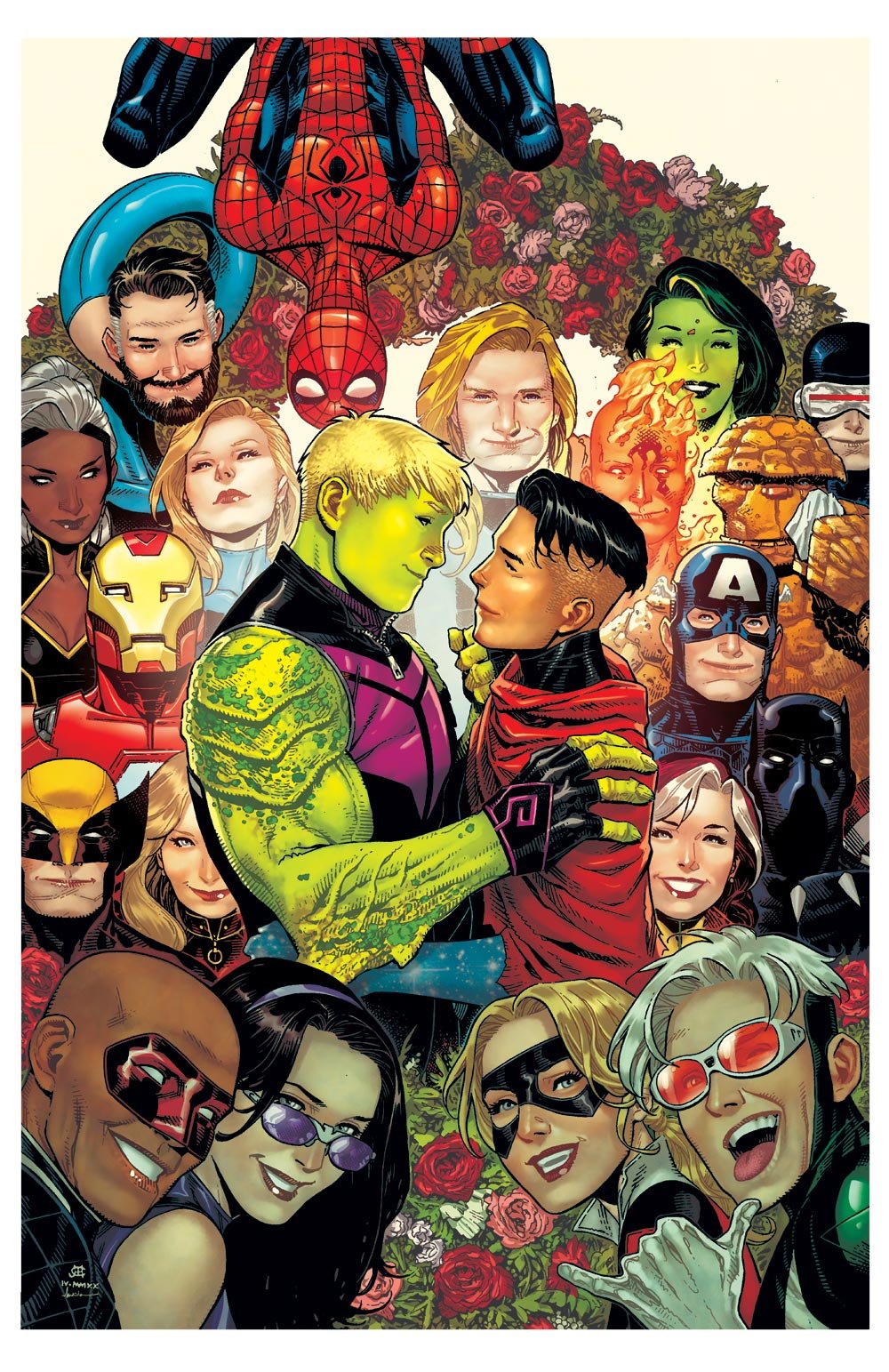 Image of YOUNG AVENGERS WEDDING Print A