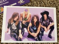 Image 4 of Tuff Stevie Rachelle signed Mini Poster concert Flyer Belgium +2 Color Postcards