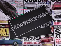 MAZDASPEED License Plate