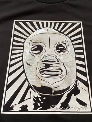 Image of “El Santo” Blk tee