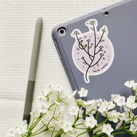 Image 4 of Moonflower Vinyl Sticker