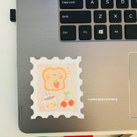 Image 3 of Breakfast Stamp Vinyl Sticker