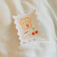 Image 4 of Breakfast Stamp Vinyl Sticker