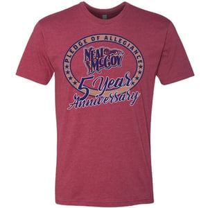 Image of Neal McCoy 5 Year Anniversary Pledge Shirt