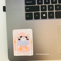 Image 4 of Hello Panda Vinyl Sticker