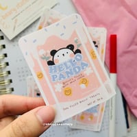 Image 2 of Hello Panda Vinyl Sticker