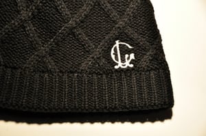 Image of Criss Cross Monogram knit Beanie