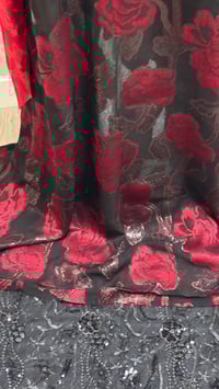 Image 3 of Dirac Farsawi with new gabasar/scarve  maroon/redish