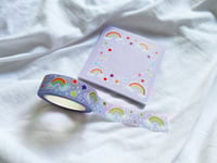 Image 3 of Purple rainbows sticky notes