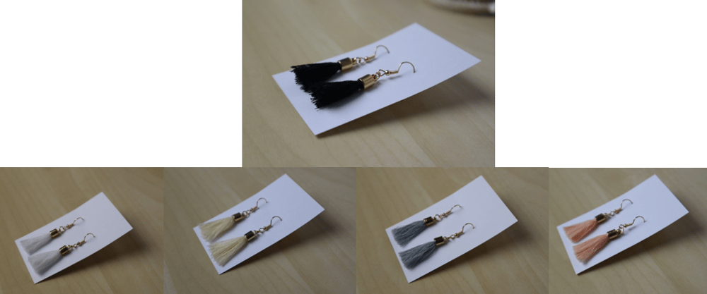 Image of Thread Sunshine Earrings Collection