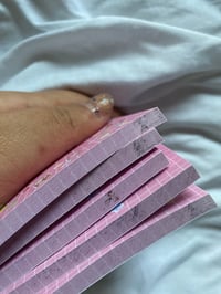 Image 3 of Pink milk grid sticky notes