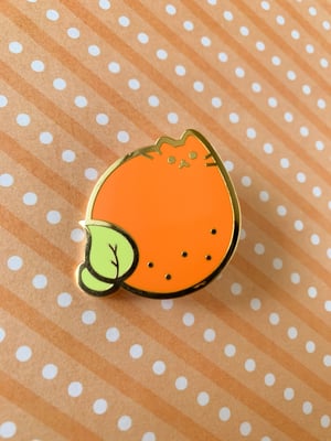 Orange Cat Enamel Pin